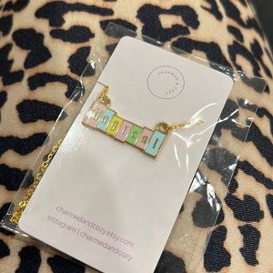 Magical enamel necklace